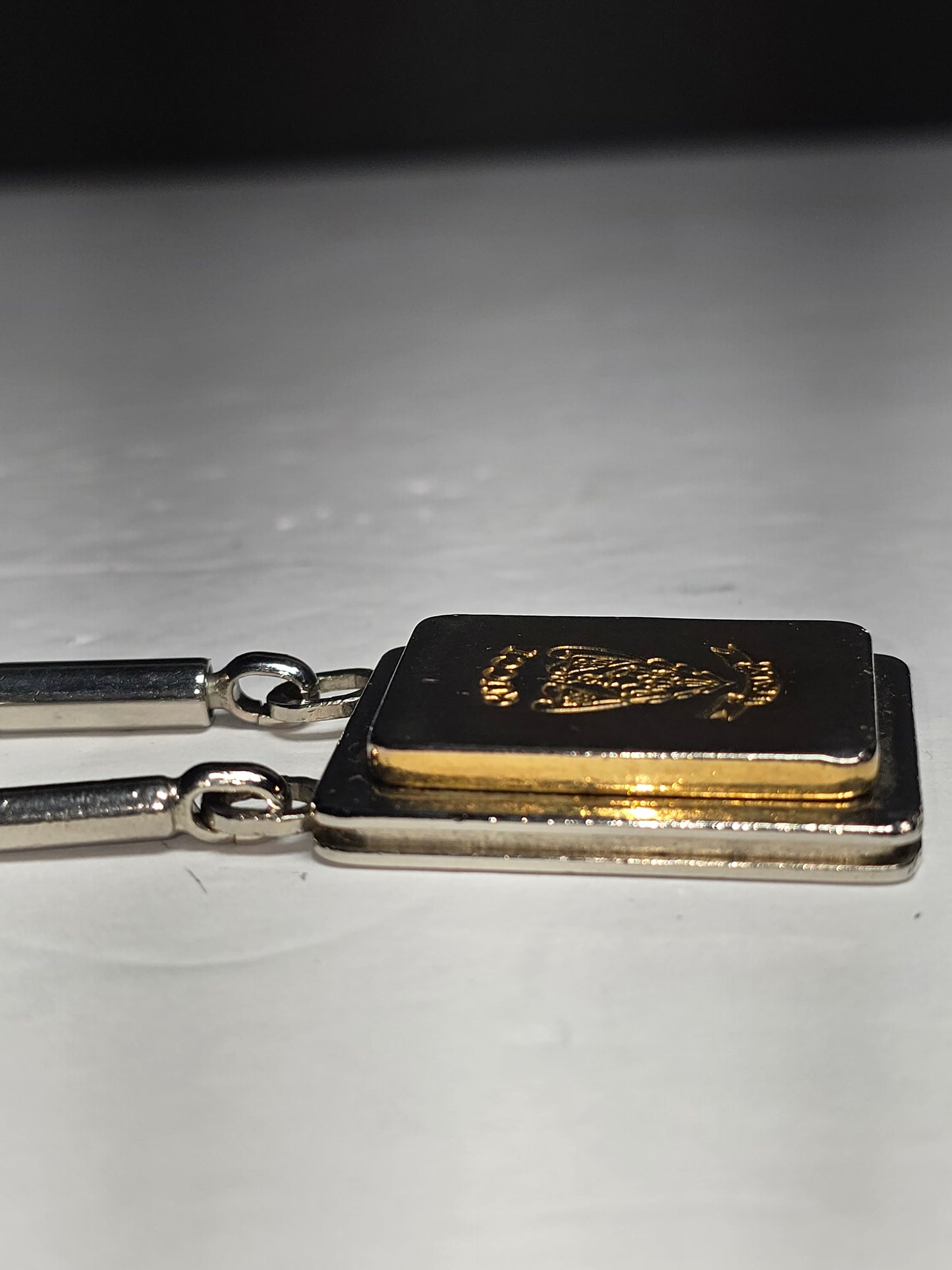 Vintage Gucci Knight crest keyring 1960's