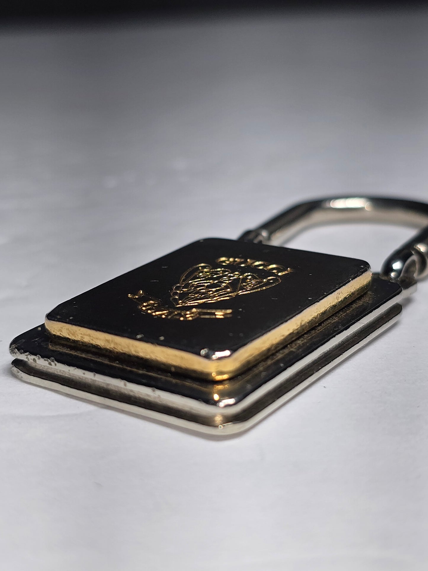 Vintage Gucci Knight crest keyring 1960's