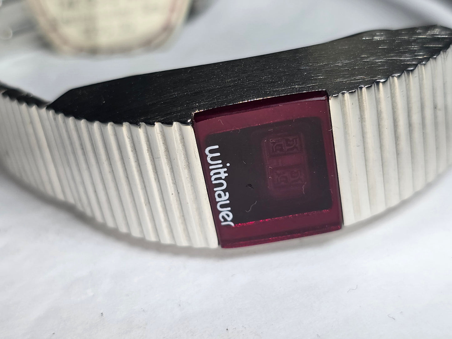 Vintage new old stock Wittnauer Polara LED digital watch with original tag
