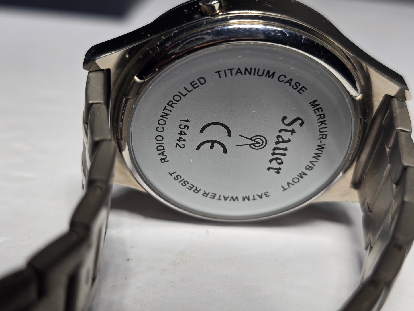 Vintage Stauer Titanium Atomic watch 15442 new with box