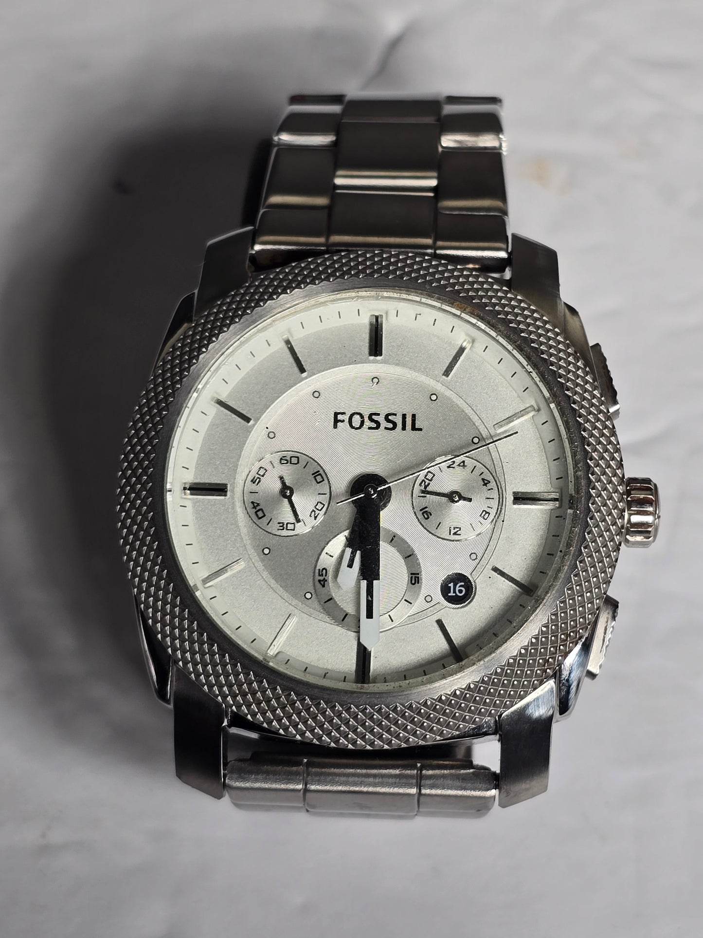 Vintage Fossil Machine chronograph watch 4663