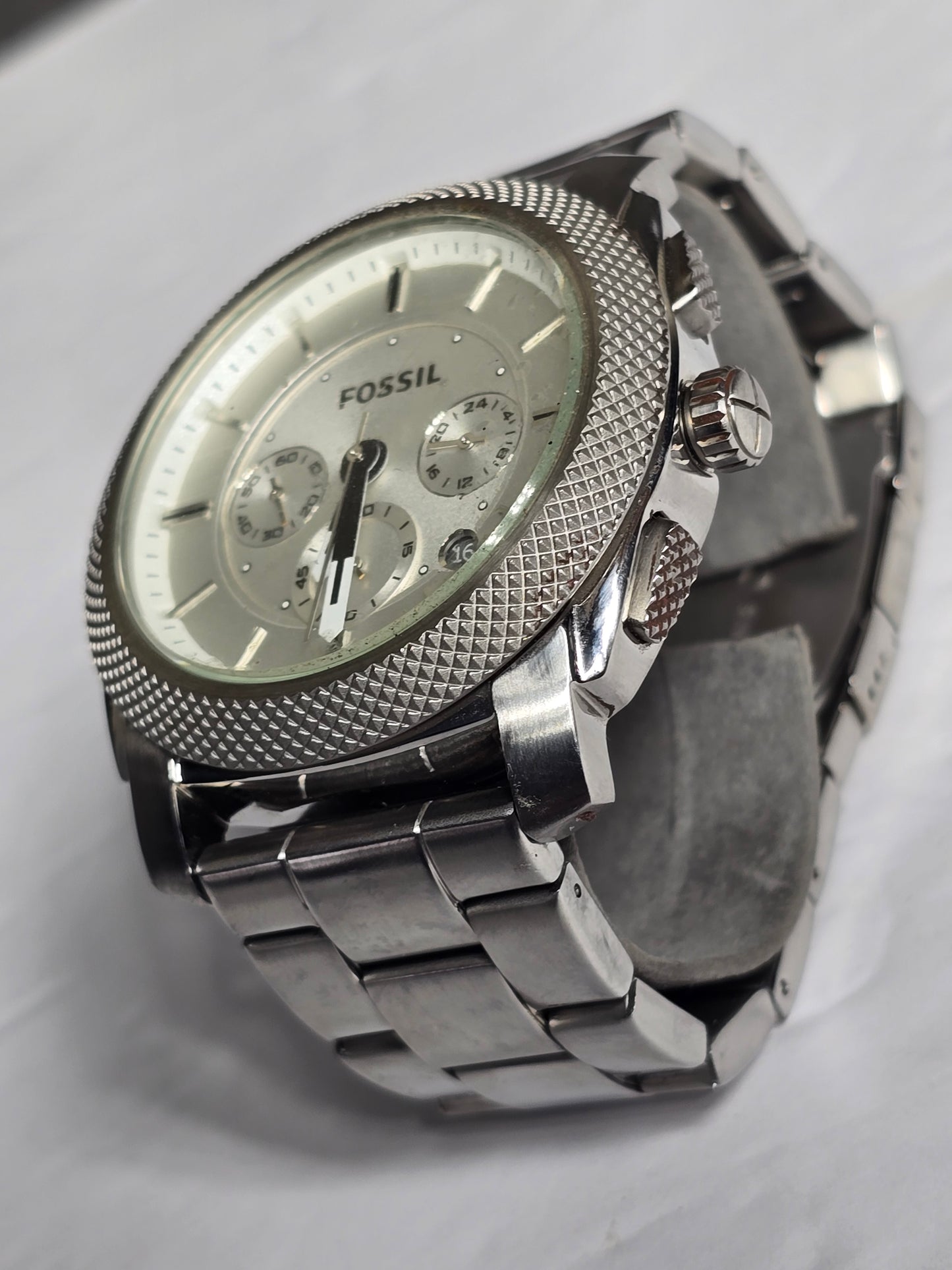 Vintage Fossil Machine chronograph watch 4663