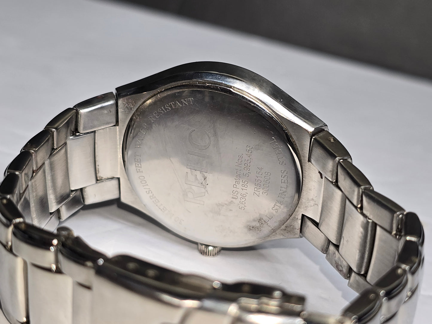Vintage Relic by Fossil "BIG TIC" lightning dial watch