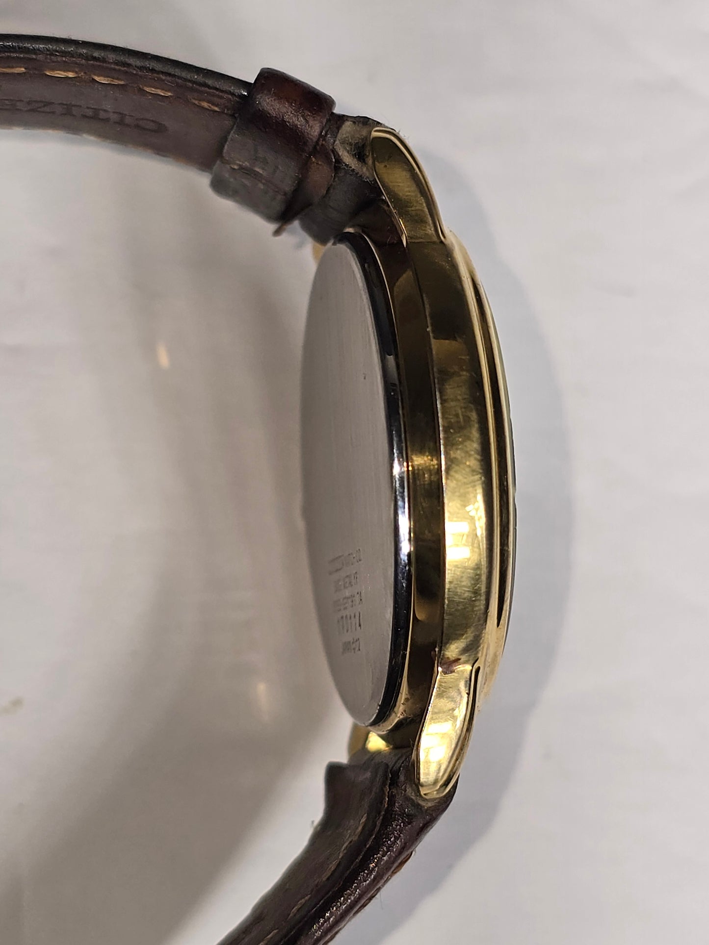 Vintage rare Citizen Elegance triple calendar watch