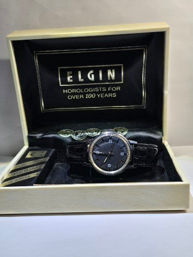 Vintage 1970's Elgin stainless steel watch
