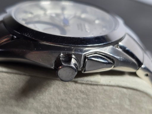 Vintage Seiko Arctura Kinetik Retrograde see thru the back watch