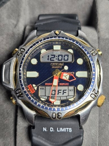 Vintage Citizen Promaster Aqualand Duplex Dive Watch