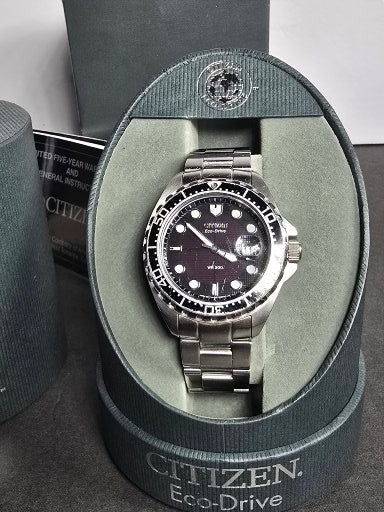 Vintage Citizen Eco-Drive diver-watch BM0560-57E