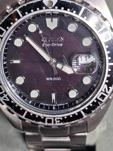 Vintage Citizen Eco-Drive diver-watch BM0560-57E
