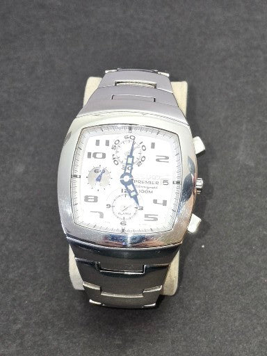 Vintage Seiko Premier SNA143 Chronograph alarm watch