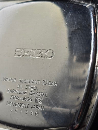 Vintage Seiko Premier SNA143 Chronograph alarm watch