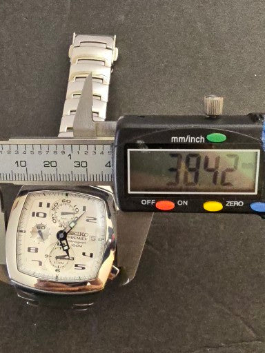 Vintage Seiko Premier SNA143 Chronograph alarm watch