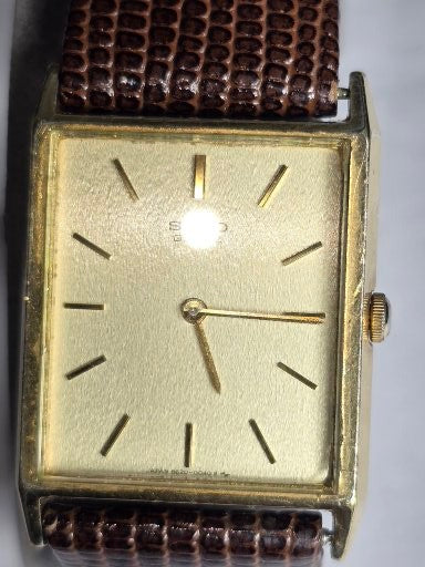 Vintage "tank" style Seiko quartz dress watch 8629-5019