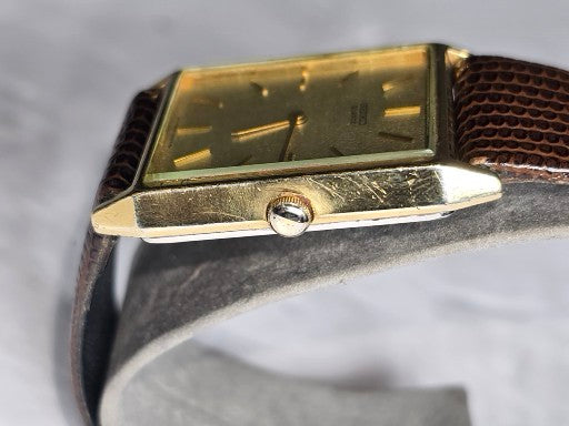 Vintage "tank" style Seiko quartz dress watch 8629-5019