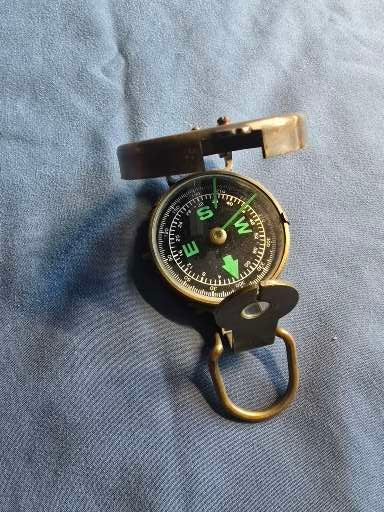 VINTAGE RARE WW1 WAYNE E HARRYS LONDON 1914 COMPASS