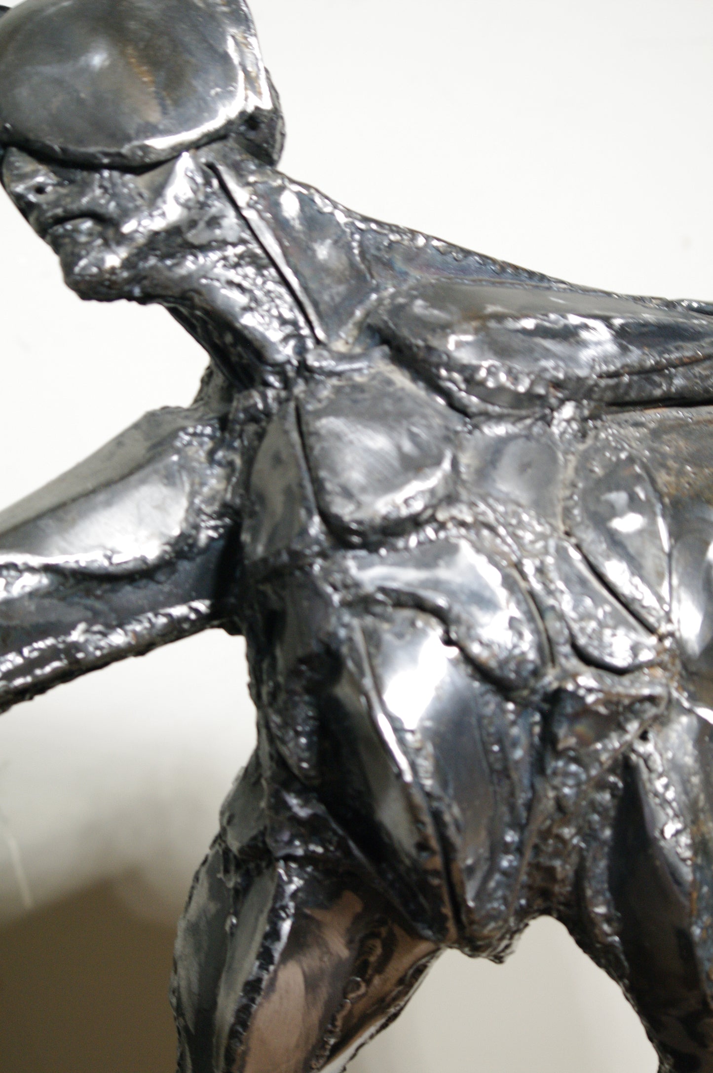 Theodore Gall Knight Rider figurative steel sculpture