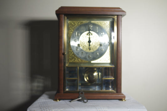 ANSONIA "GOLD MEDALLION" WALL CLOCK
