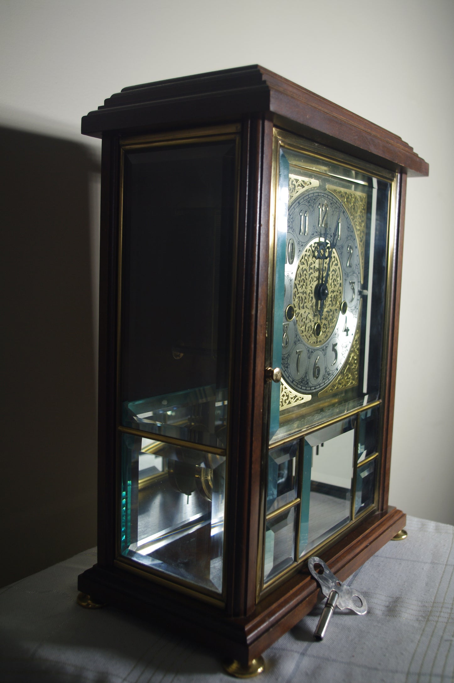 ANSONIA "GOLD MEDALLION" WALL CLOCK