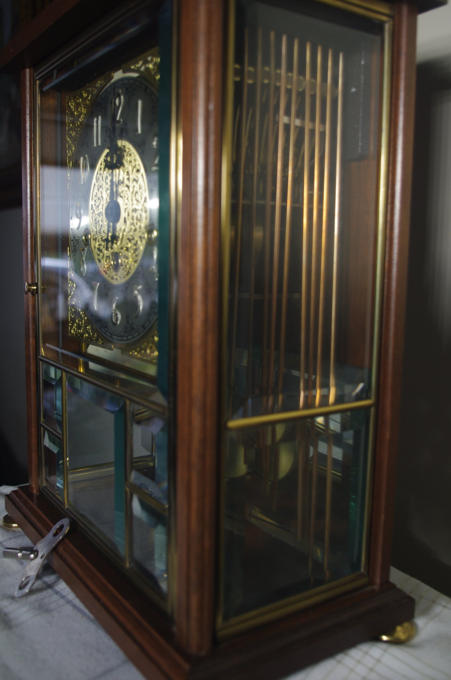 ANSONIA "GOLD MEDALLION" WALL CLOCK