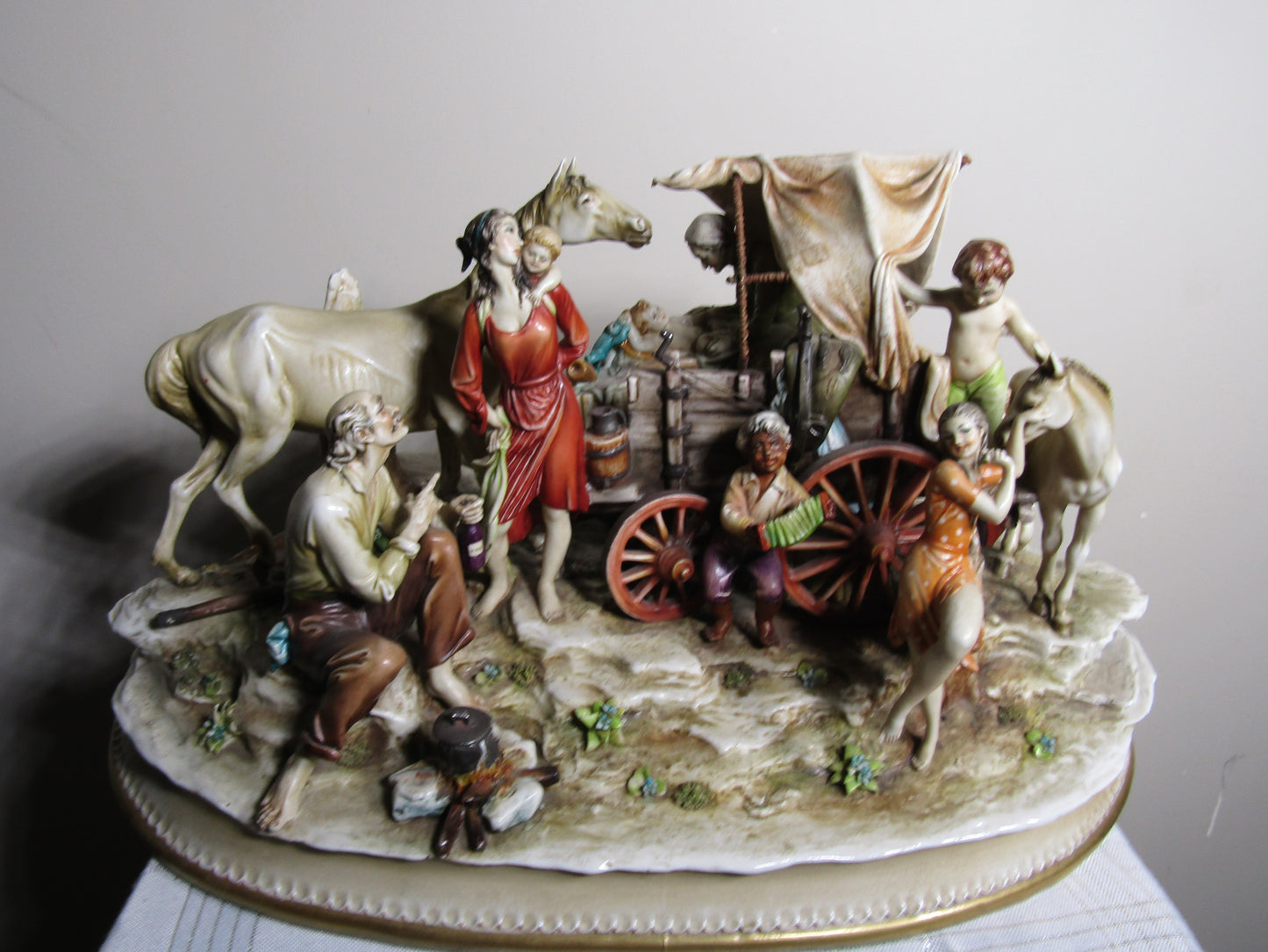 Vintage Antonio Borsato Italian porcelain figure